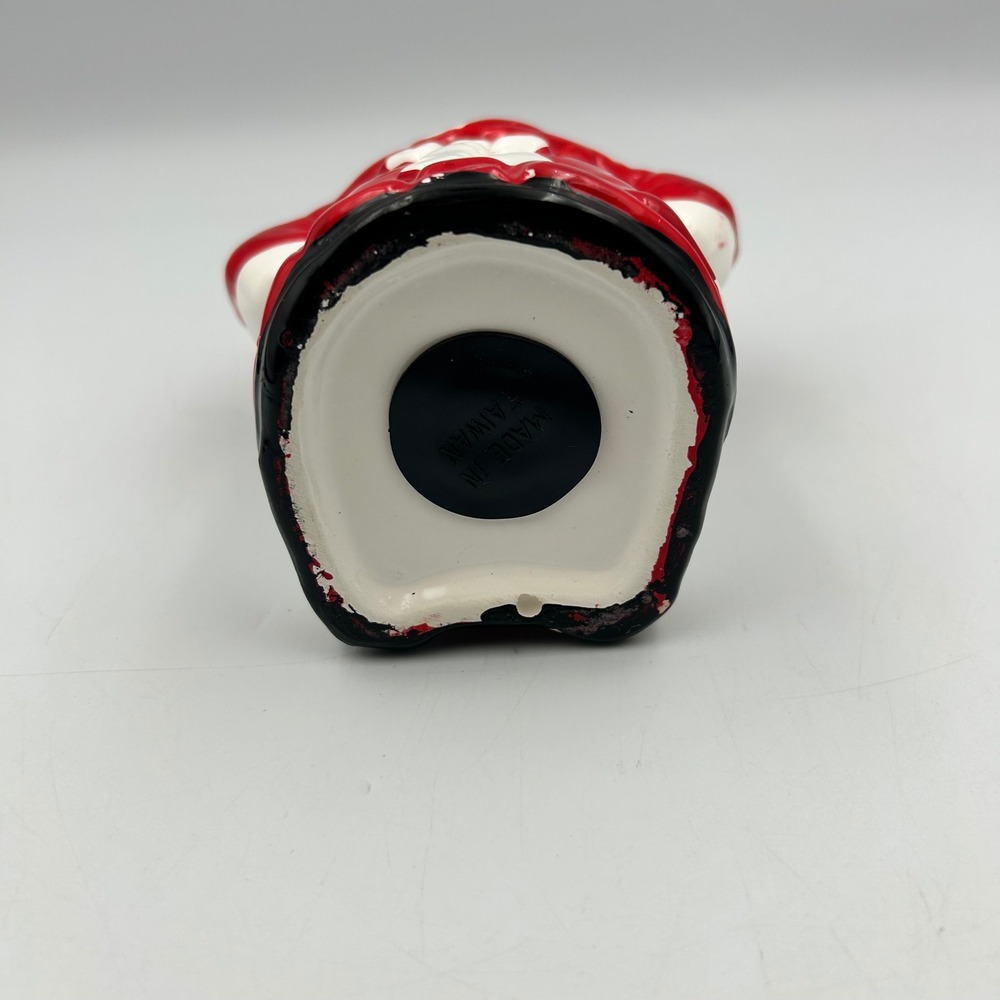 Black Americana Mammy Coin Bank Ceramic Red White Made In Taiwan 6.5" Vintage - Picture 4 of 14